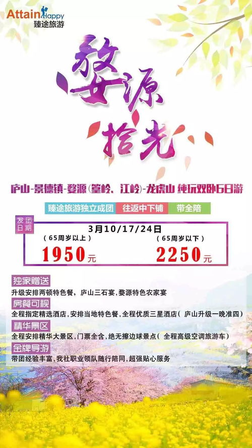避开春节高峰｜精选春季精品旅游线路，畅享从容假期